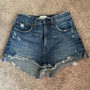 Abercrombie High Rise Mom Shorts
